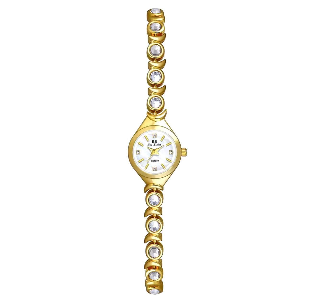 Golden Crystal Watch